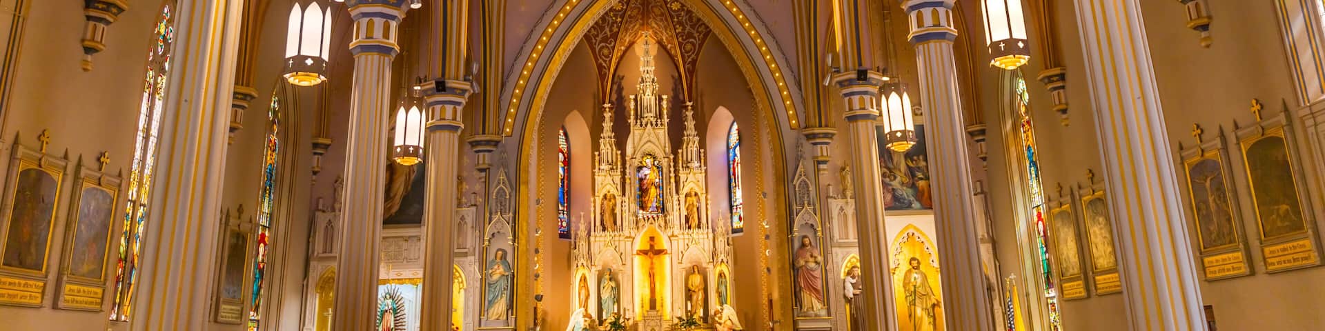 Basilica Stained Glass Saint Joseph Catholic Church San Antonio Texas