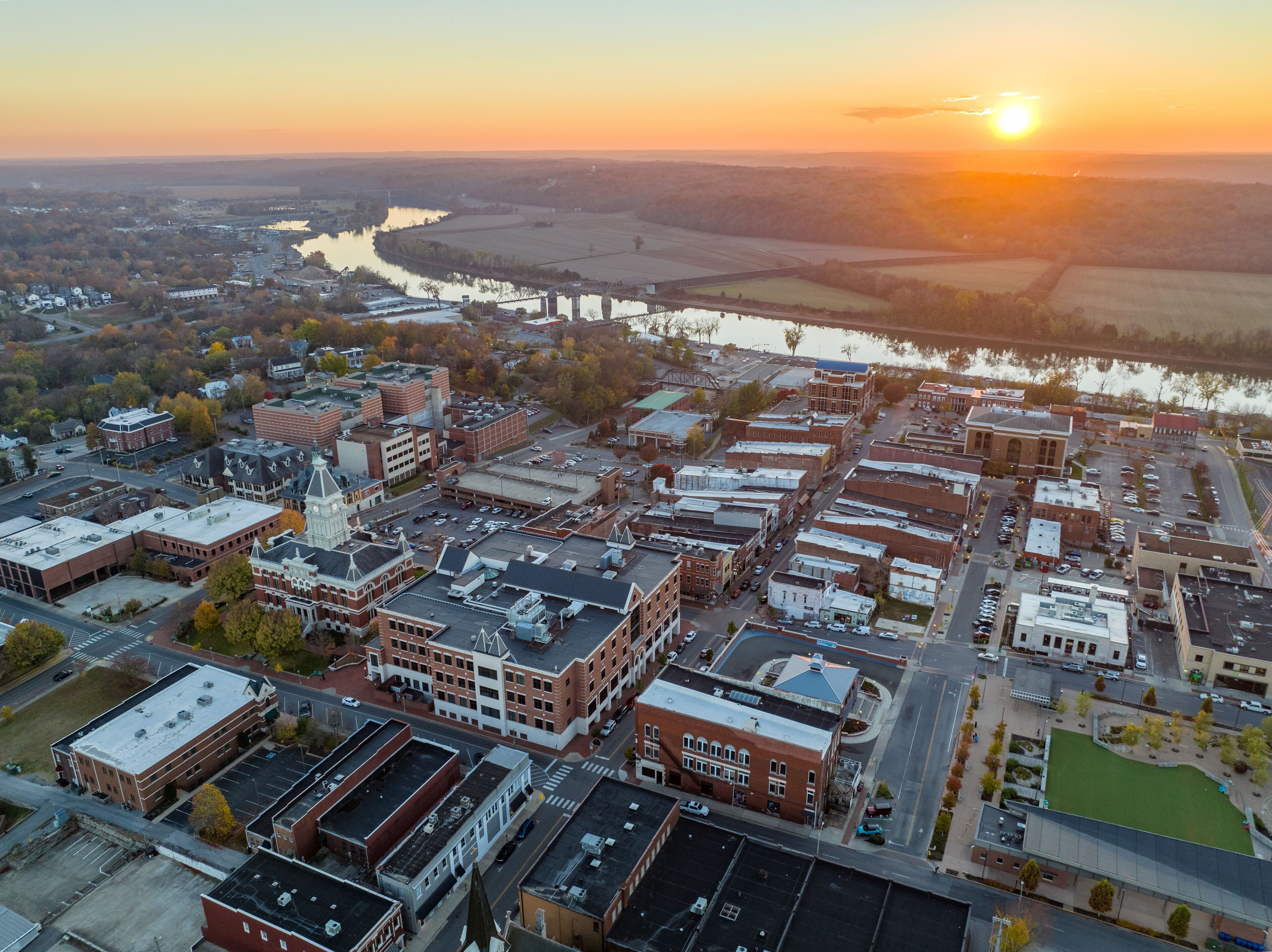 Clarksville Tennessee Aerial
