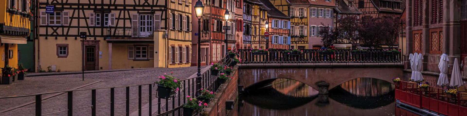 A beautiful sunset in Colmar France. This is a really quaint village full of cobblestone streets and half timber houses. I wish we had planned to stay longer.