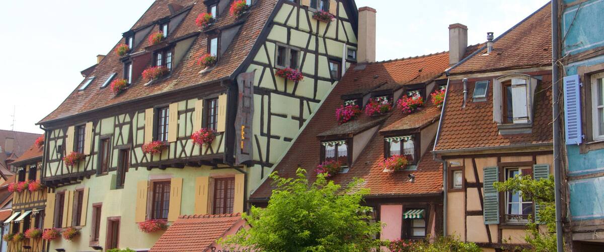 科瑪 其中包括 城市 和 傳統元素