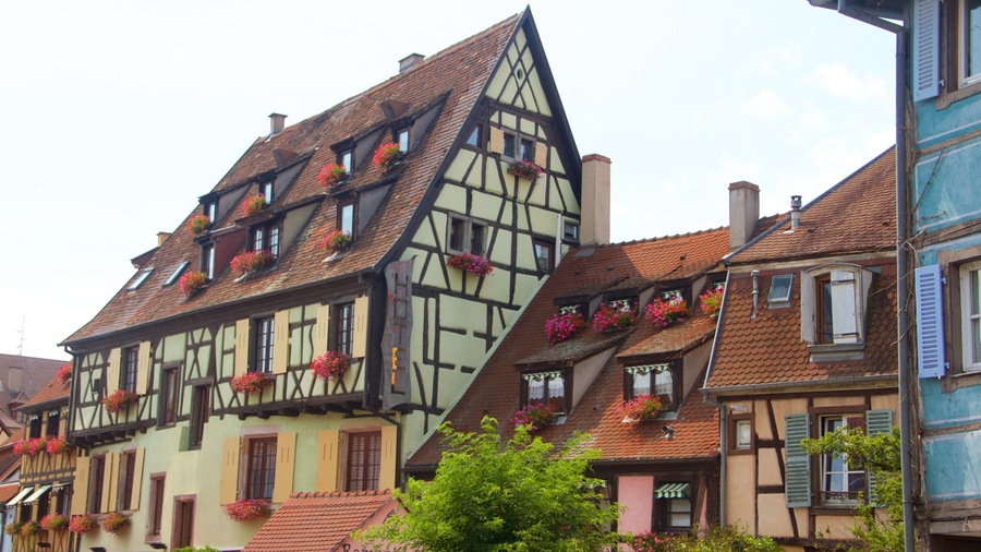 Colmar featuring heritage elements and a city