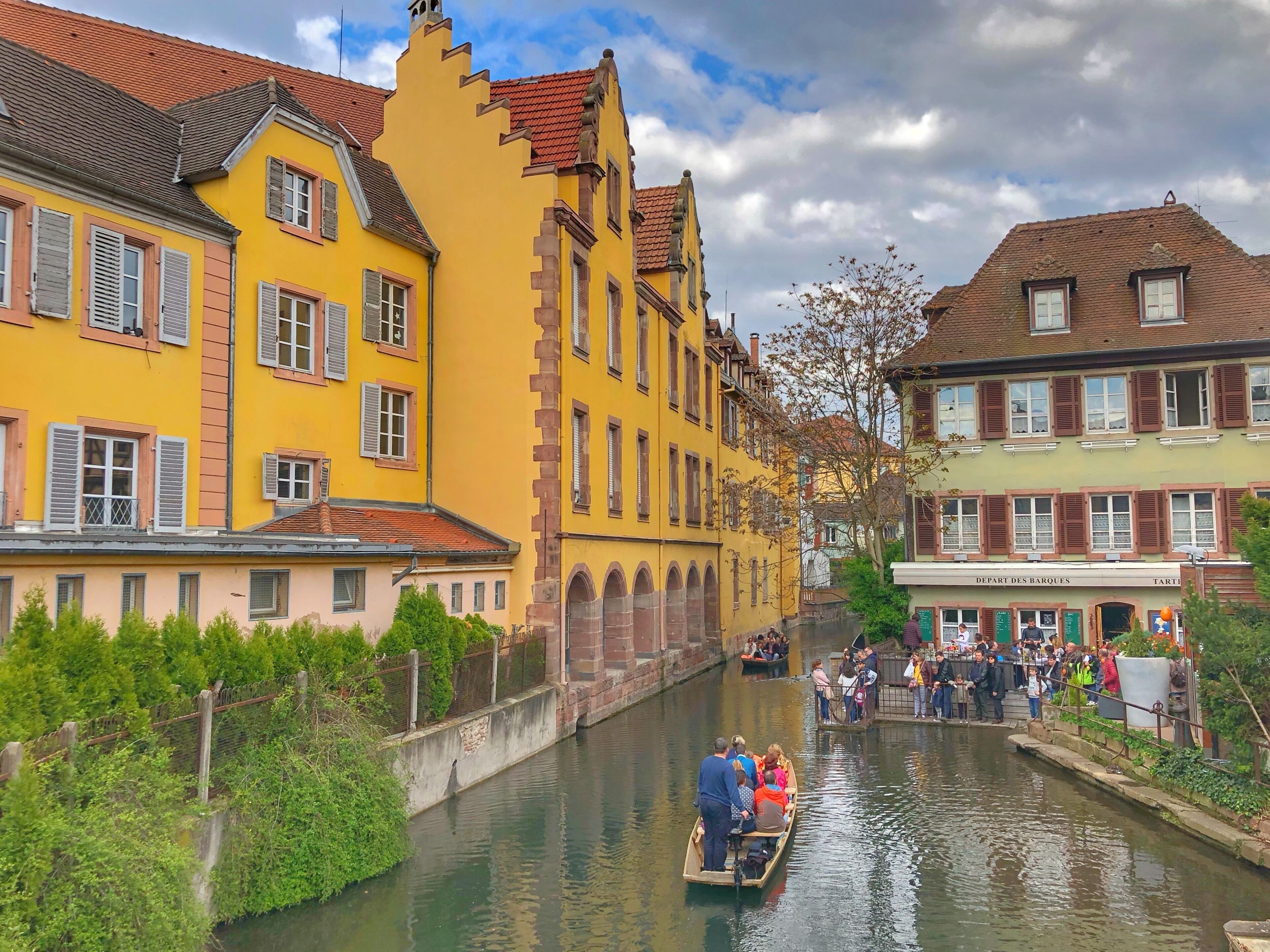 Once you get into the centre of Colmar you are greeted with some fine buildings and a lovely old area to explore. 

This part is called ‘Little Venice’ and there are boats carrying people around the various waterways to see the buildings from a different perspective.