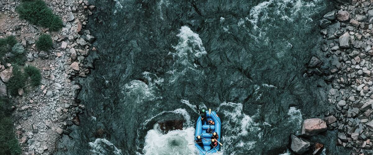 Extreme #Adventure happening in the Arkansas River, under the Royal Gorge.