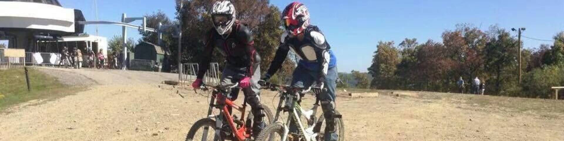 Downhill Mountain Biking at Mountain Creek with my best friend. What more could I ask for? Beautiful day, lots of awesome trails, got some nice air, had tons of fun!!