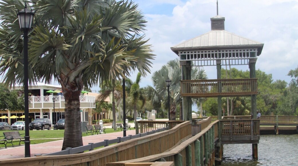 After you check out Cocoa village, there's a great little slash park for kids, and benches with good views by the park just past the shops.