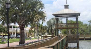 After you check out Cocoa village, there's a great little slash park for kids, and benches with good views by the park just past the shops.