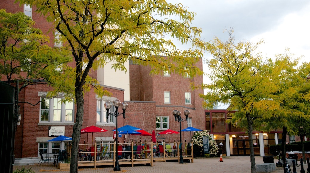 Concord mostrando comer al aire libre