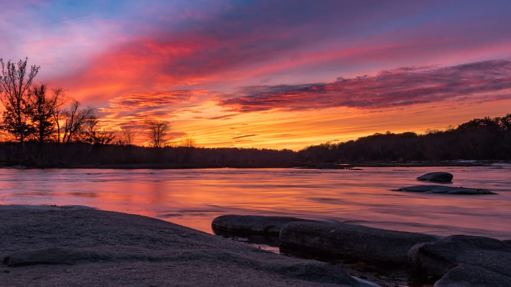 River at Sunset