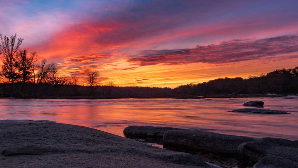 River at Sunset