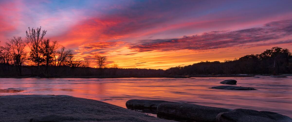 River at Sunset