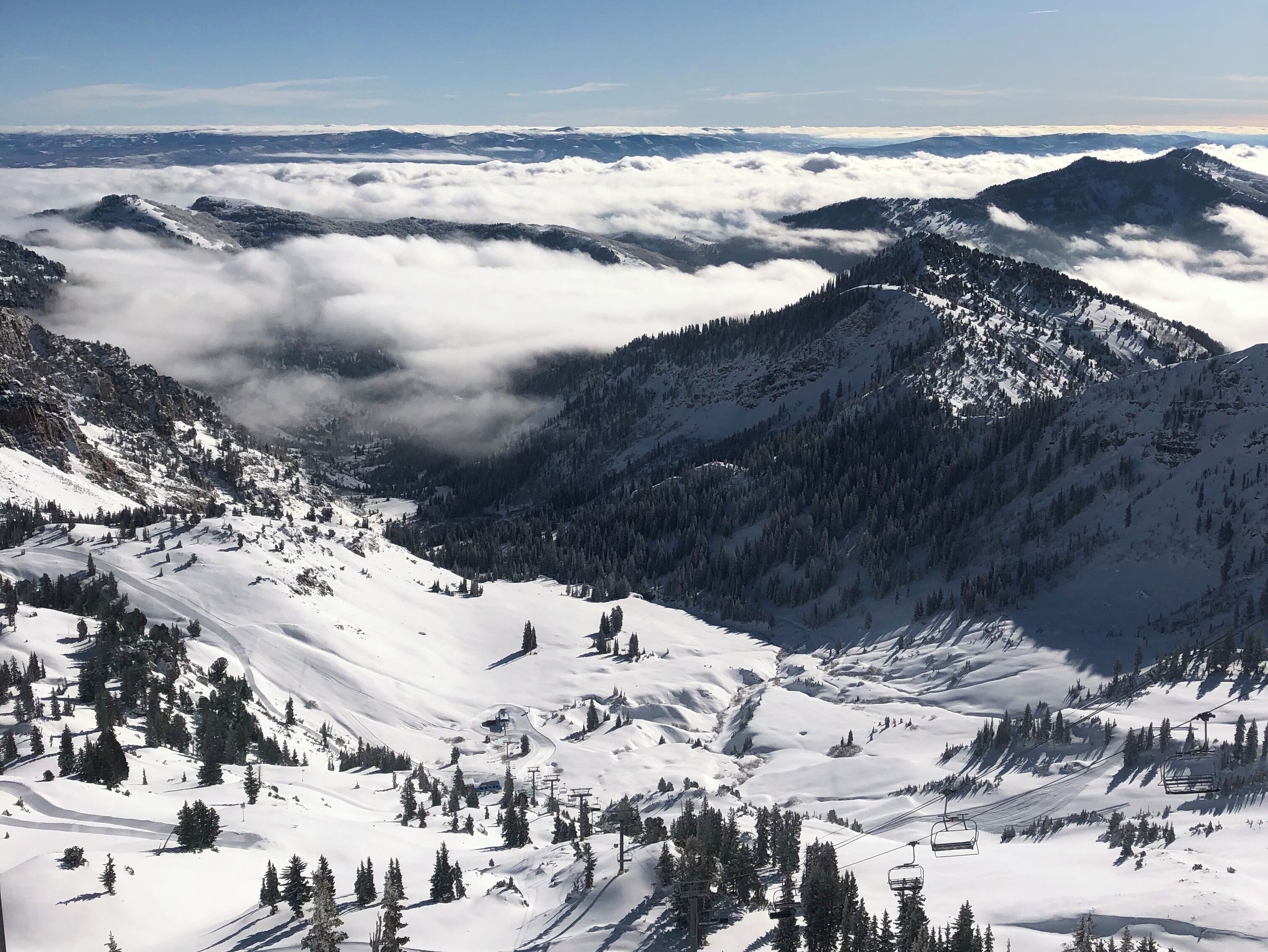 On top of snowbird with amazing views and even better skiing