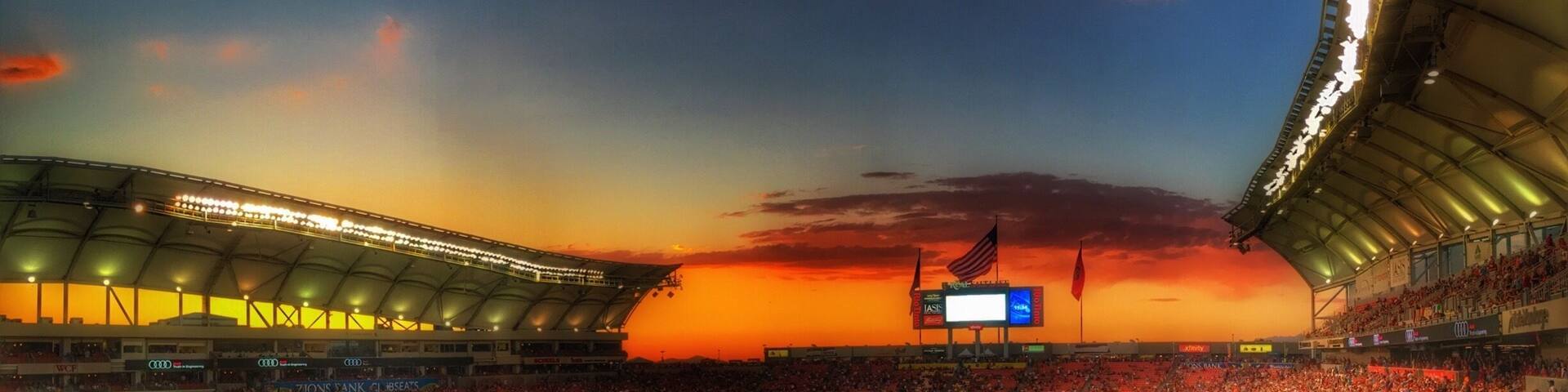 Real Salt Lake versus New York Red Bulls at Rio Tinto Stadium on 06-22-2016. RSL defeats the Red Bulls 2-1. #asone #believe #RSL #realsaltlake
