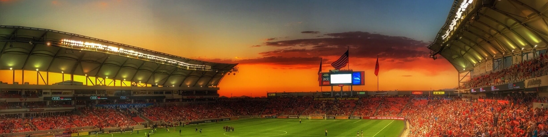 Real Salt Lake versus New York Red Bulls at Rio Tinto Stadium on 06-22-2016. RSL defeats the Red Bulls 2-1. #asone  #believe  #RSL  #realsaltlake