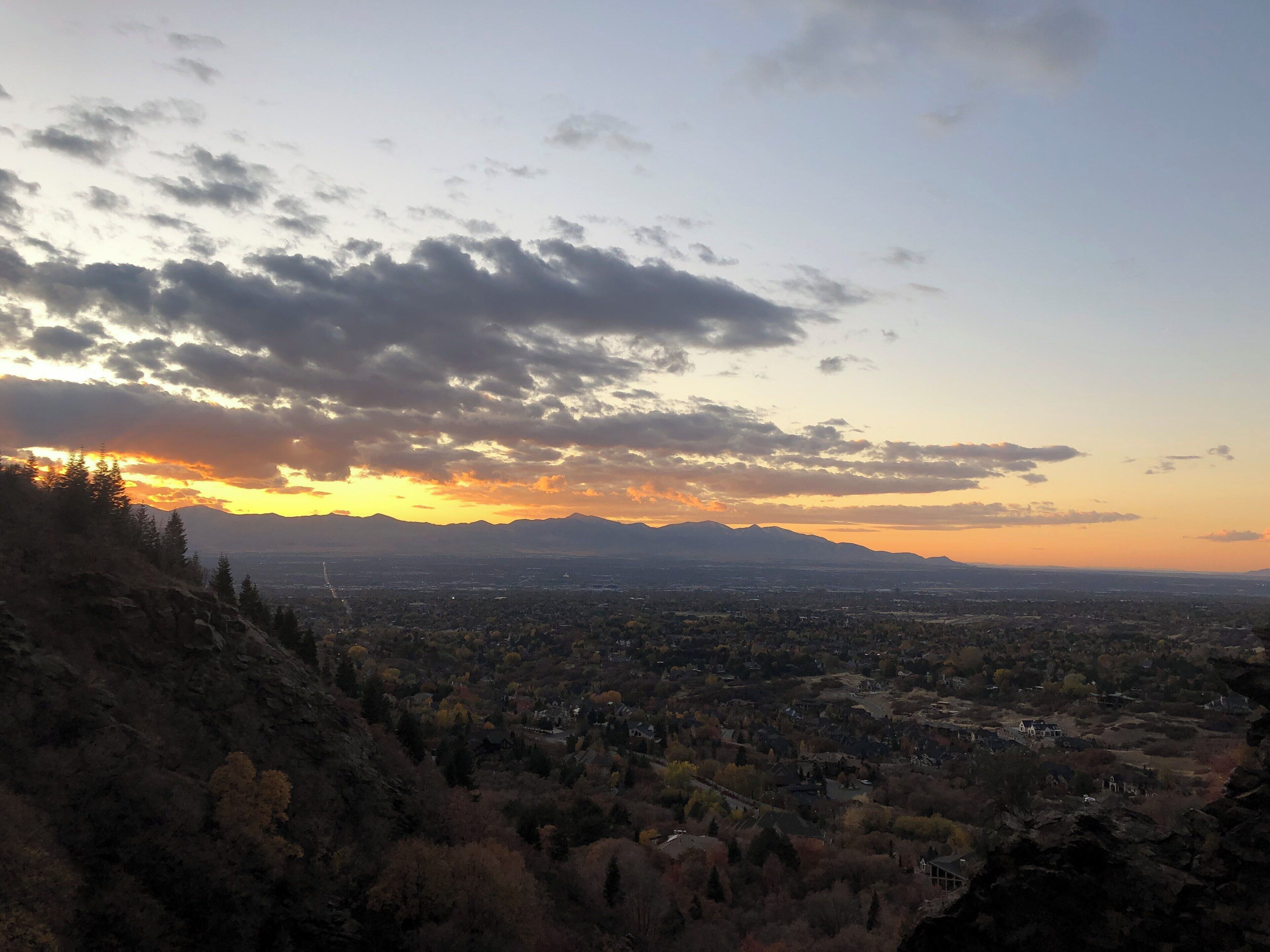 Nice sunset view today