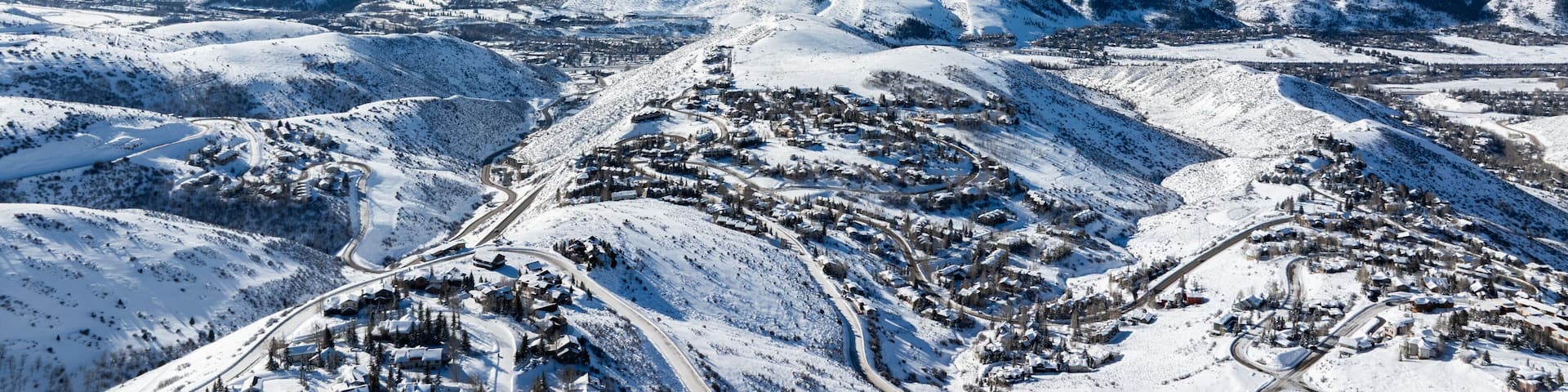 Clear Winter Morning View of Beaver Creek