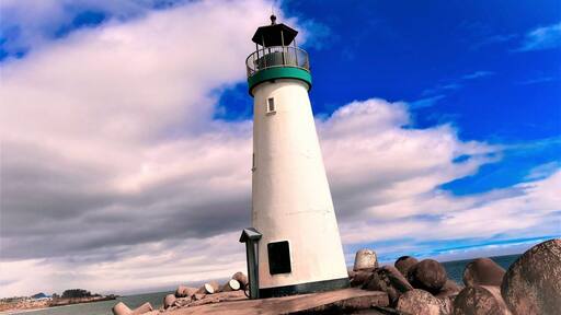 Located at the northern end of Monterey Bay, Santa Cruz Harbor ... Walton Lighthouse... love exploring lighthouse!!