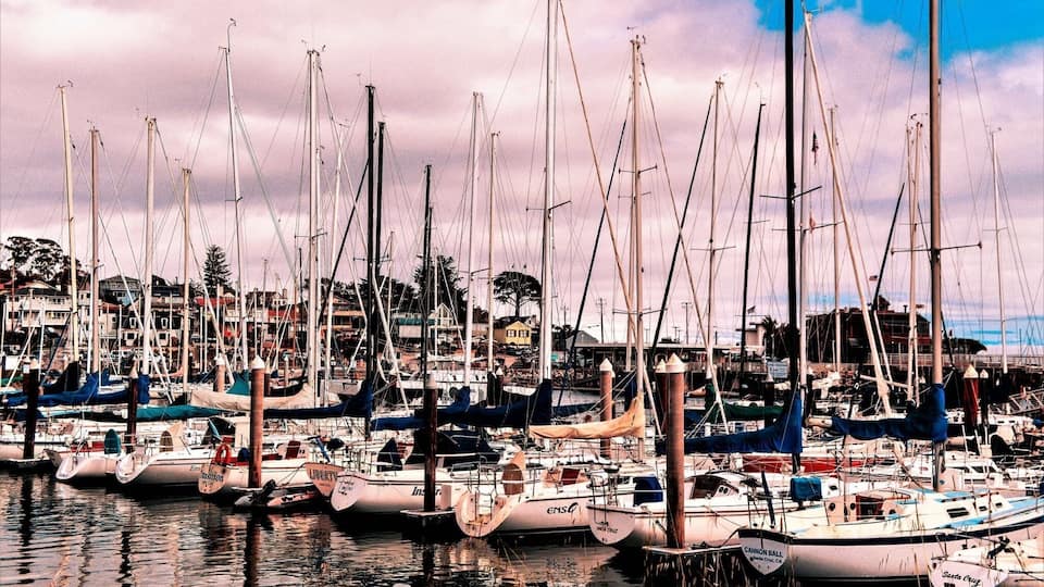 The wharf at Seabright Beach just got to take a stroll by these beach ate when visiting any beach!
