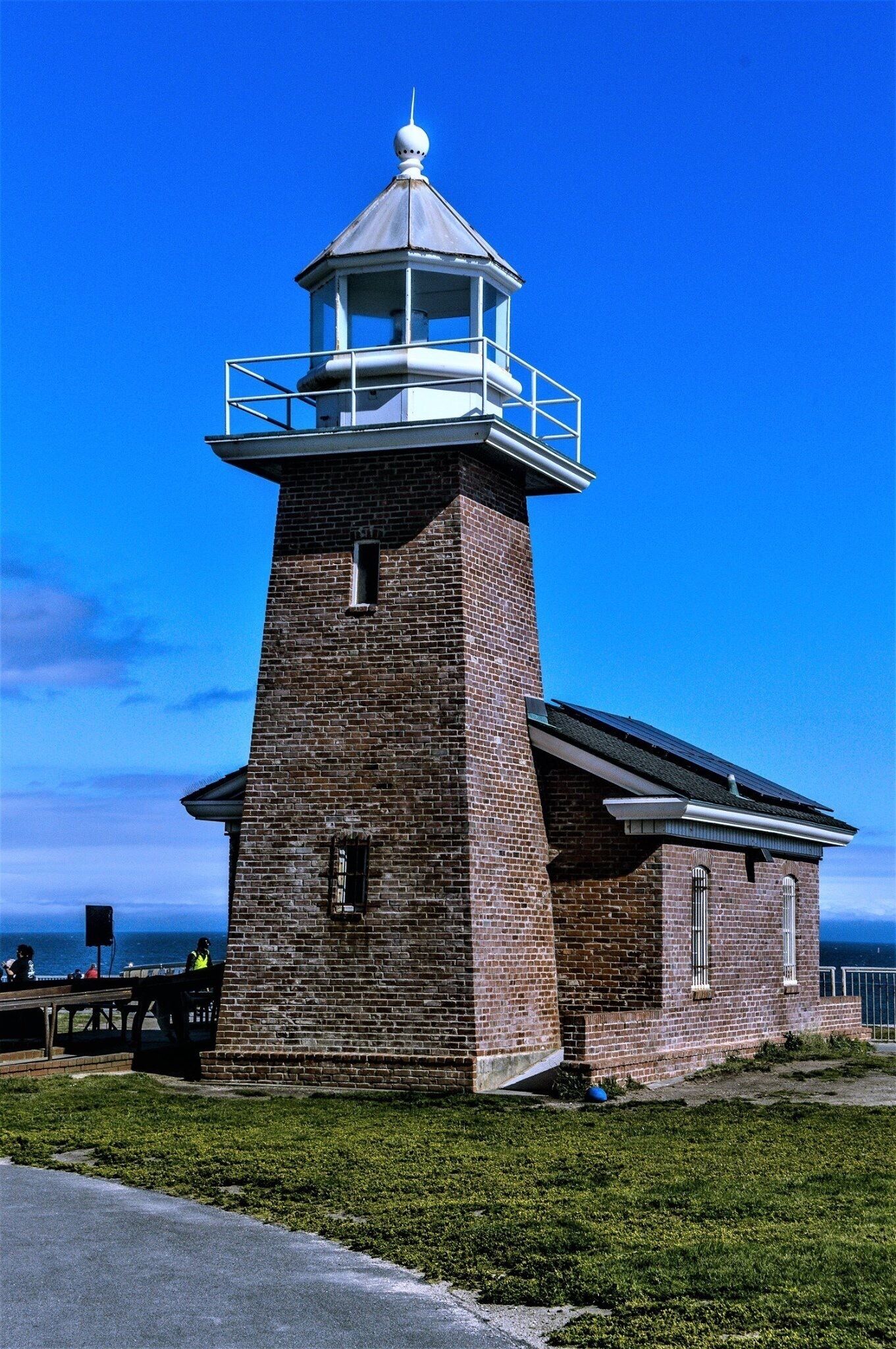 The lighthouse was built in 1967 as a memorial to surfer Mark Abott, who died while surfing at the nearby Pleasure Point surf break