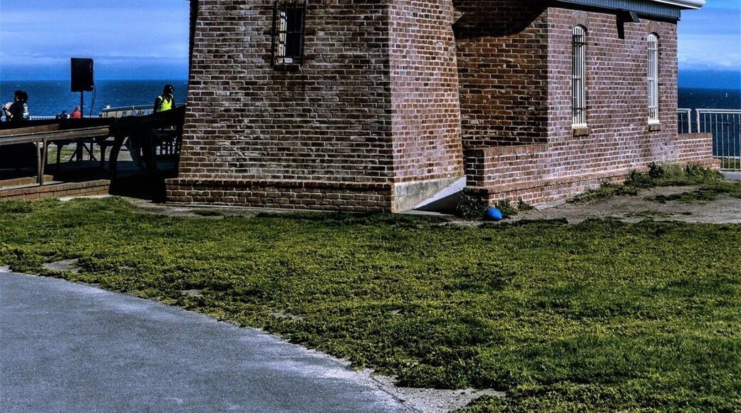The lighthouse was built in 1967 as a memorial to surfer Mark Abott, who died while surfing at the nearby Pleasure Point surf break