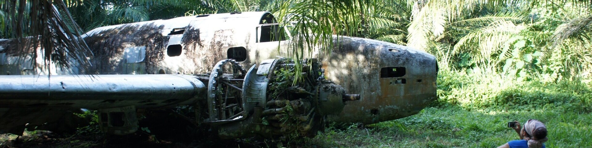 Jungle treks rewarded With WW2 wrecks and stillness.