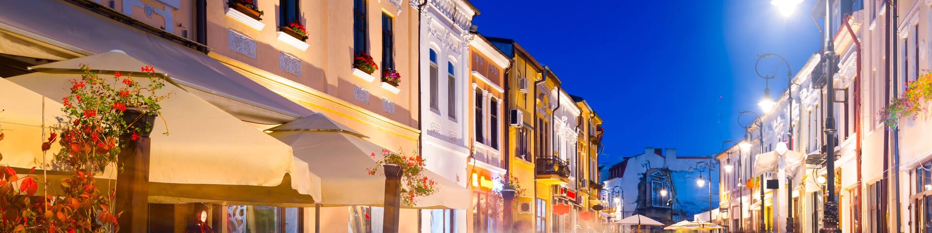 Nightlife of Craiova streets