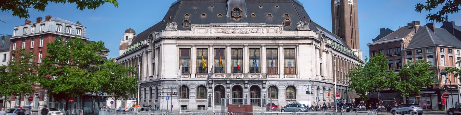The Town Hall of Charleroi, Belgium