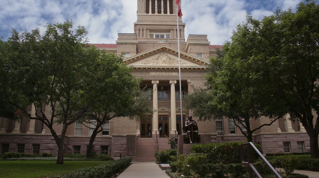Historic Navarro County Courthouse Located in Downtown Corsicana Texas