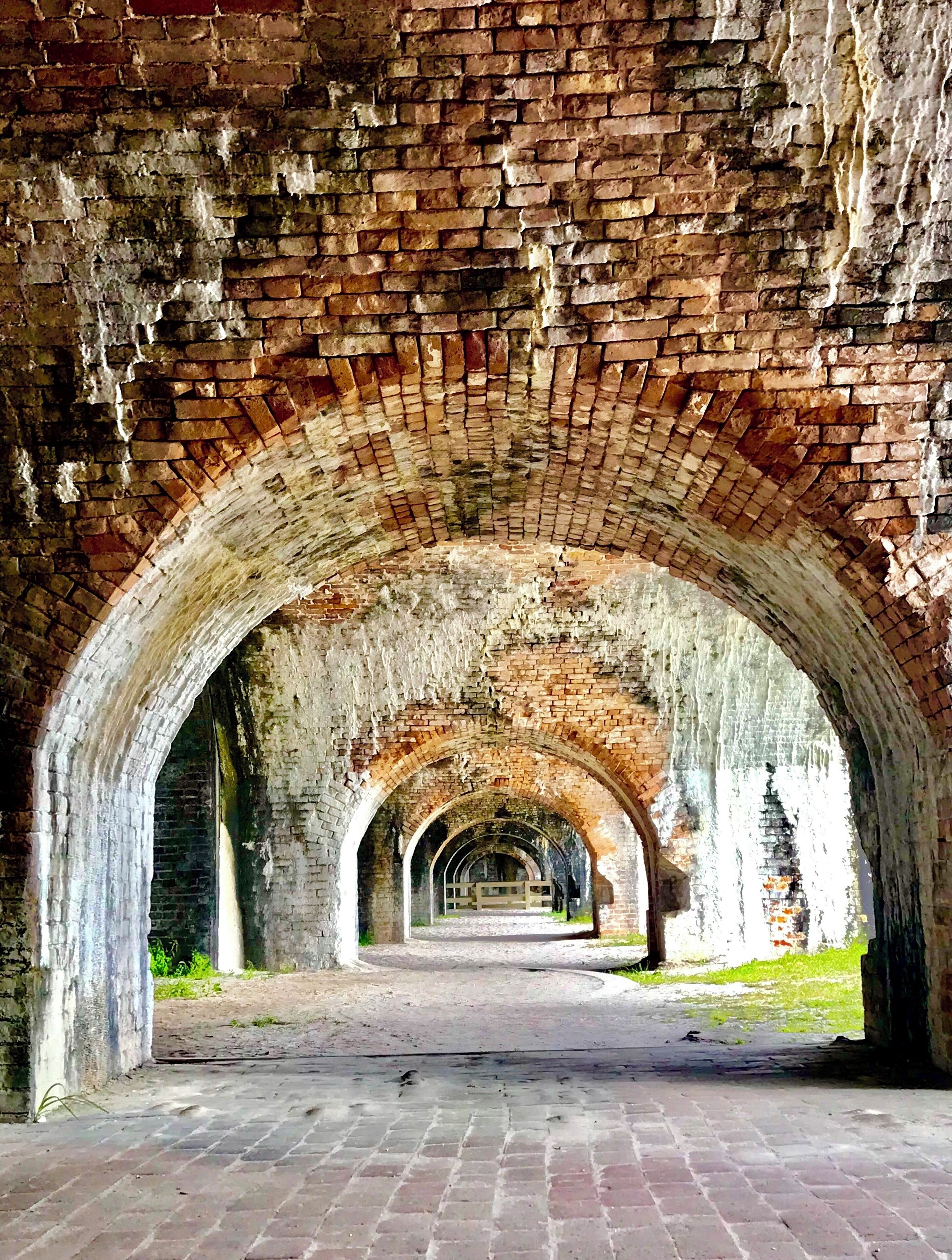 Remnants of Fort Pickens still have remarkable beauty.