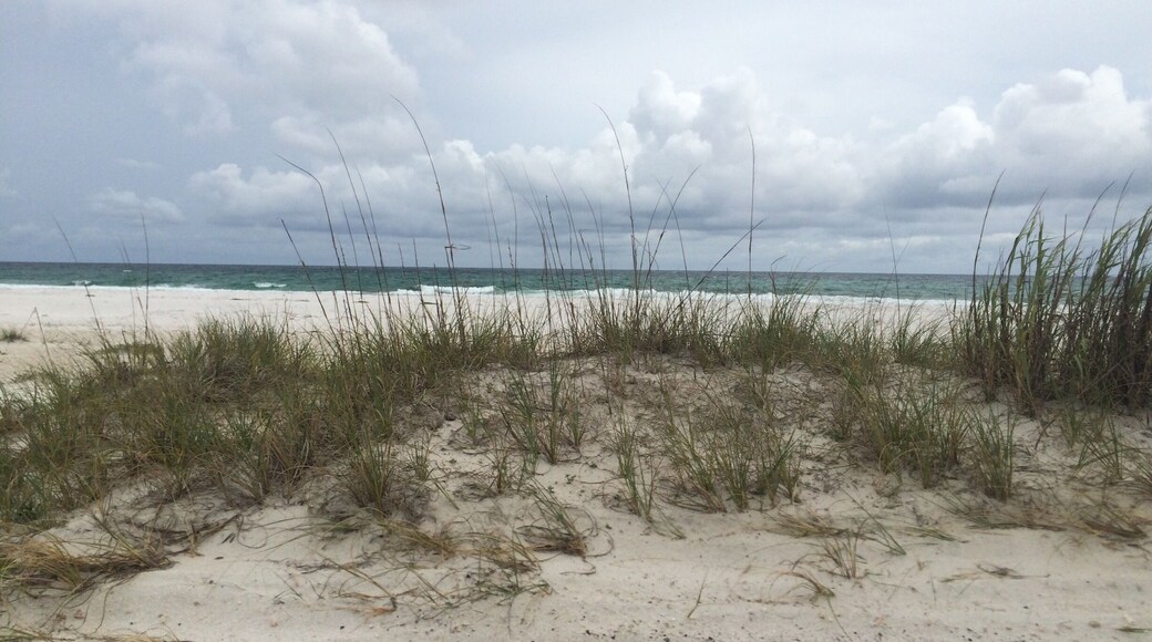 Opal beach in Navarre Florida where the hurricane hit in 1995