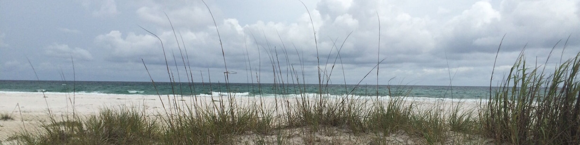 Opal beach in Navarre Florida where the hurricane hit in 1995