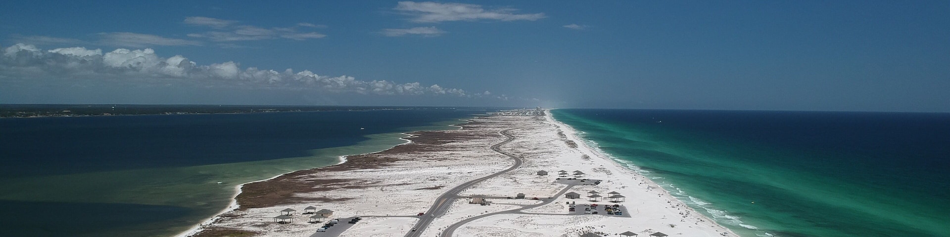 Opal Beqch area of national seashore between Navarre and Pensacola.