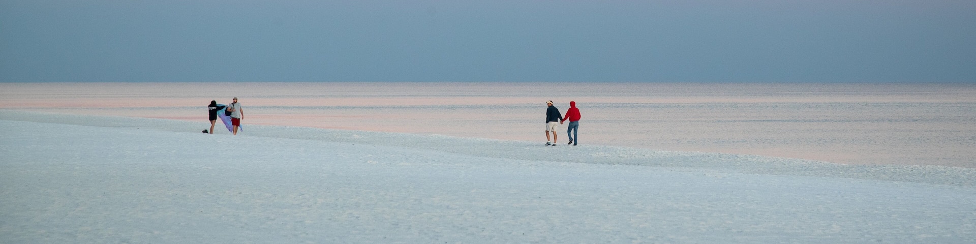 Pensacola Beach showing general coastal views, a beach and a sunset