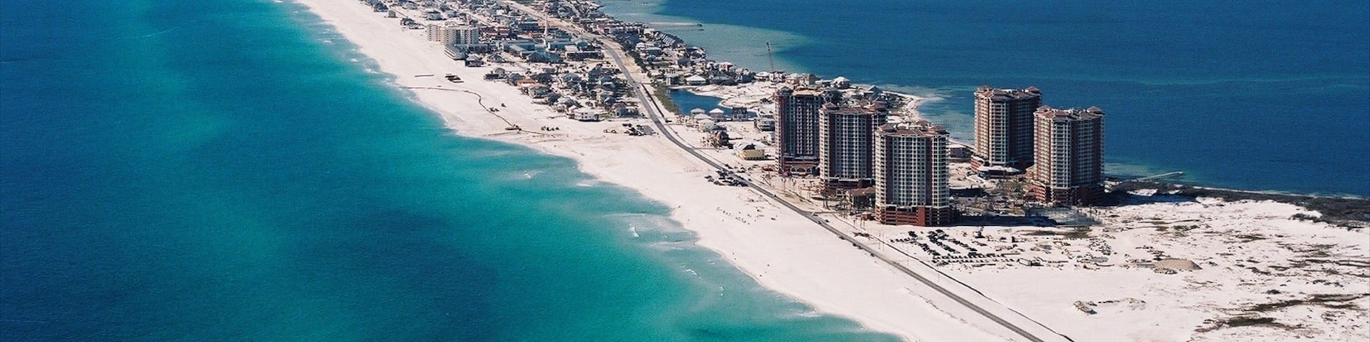 Pensacola Beach featuring skyline, a beach and a coastal town