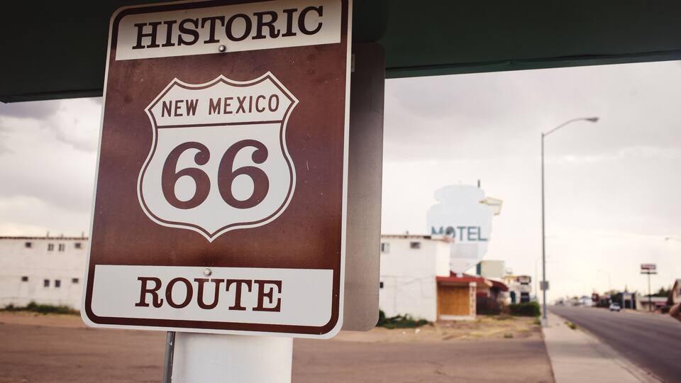 Route 66 sign