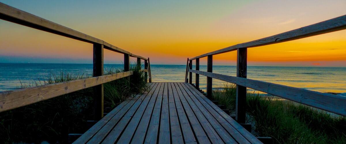 Steg zum Strand