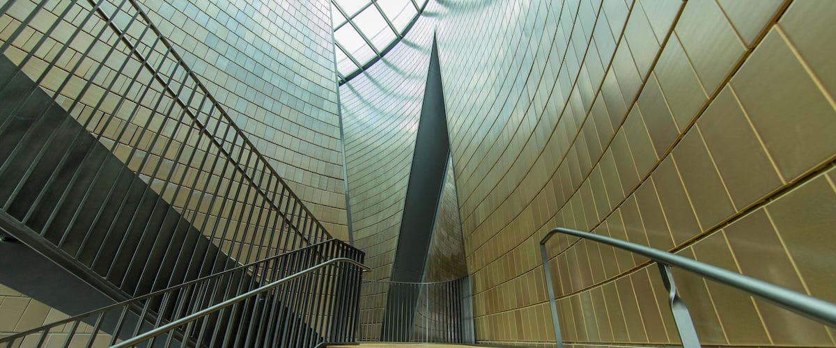 Studio Bell showing modern architecture