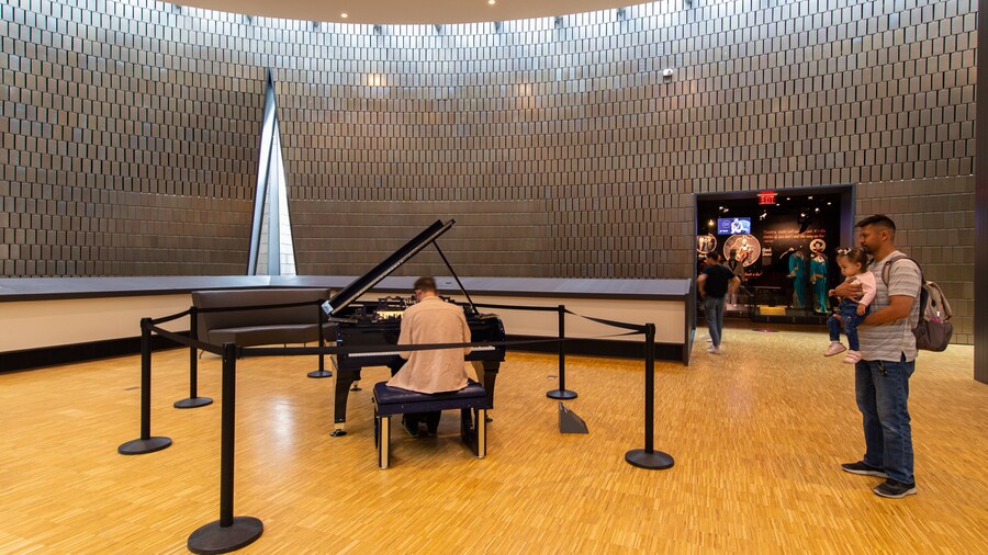 Studio Bell showing music, interior views and performance art