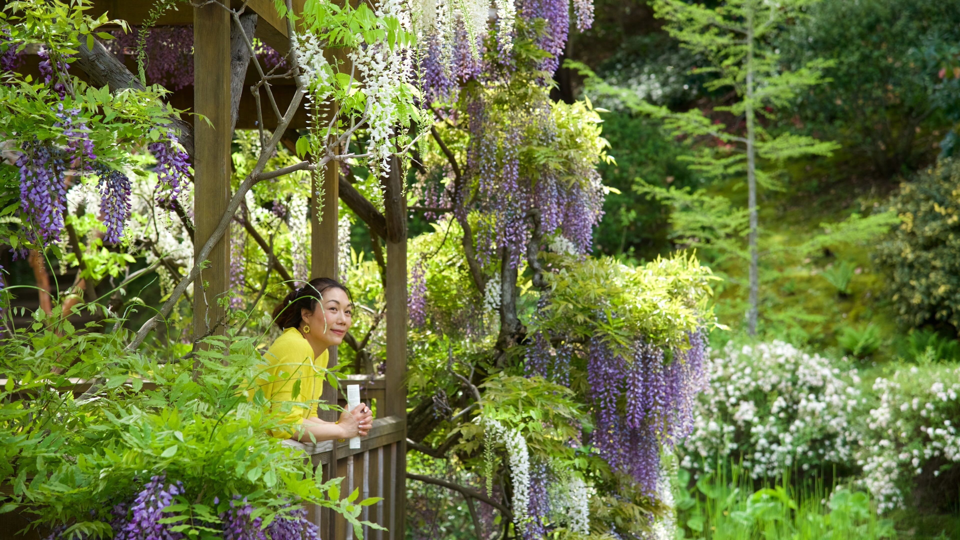 Saratoga which includes a garden as well as an individual female