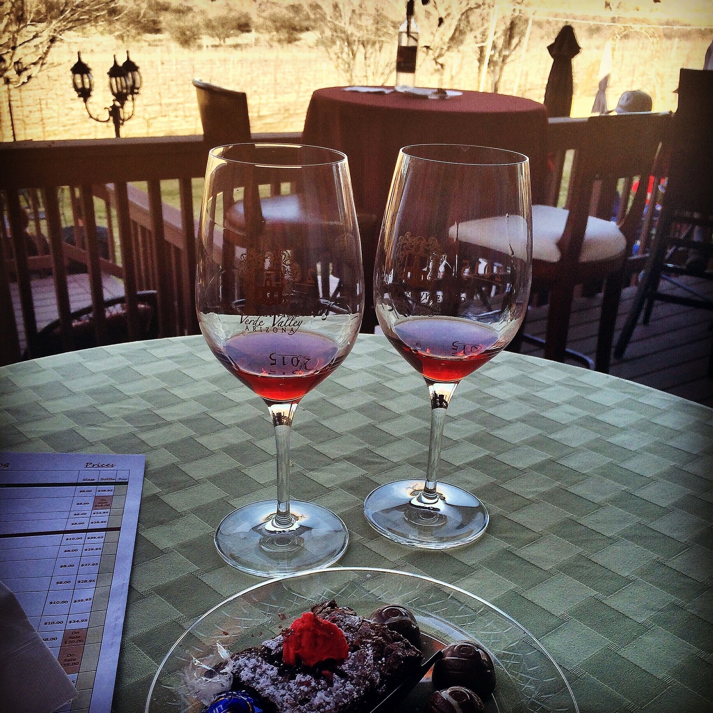 Alcantara is a neat little vineyard along the Verde River and just across the way from the Thousand Trails RV and Camp Resort where we stayed. There is lots of wine to taste and boats a beautiful view of their vineyards from their back garden.