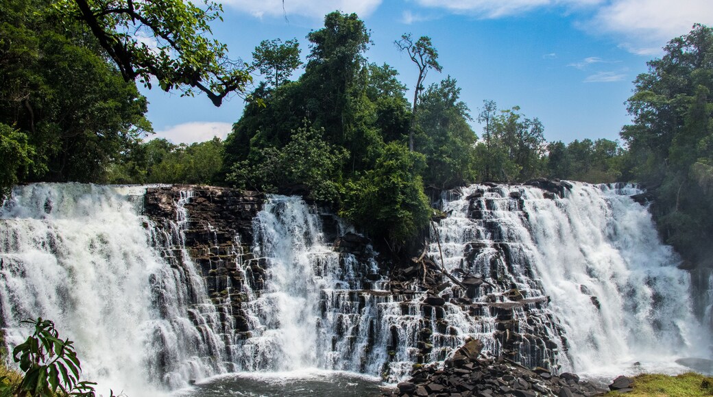 Kabwelume water falls in northern province zambia