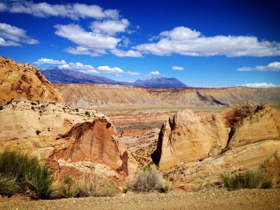 Burr trail runs from lake Powell Utah to Escalante. dirt road with amazing views! Highly recommended if you have time for a the long scenic route!  