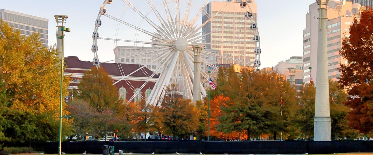 Ferris Wheel in Downtown Atlanta