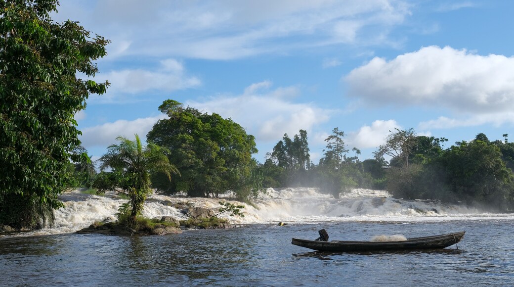 Les chutes de la Lobé qui se trouvent au sud du Cameroun