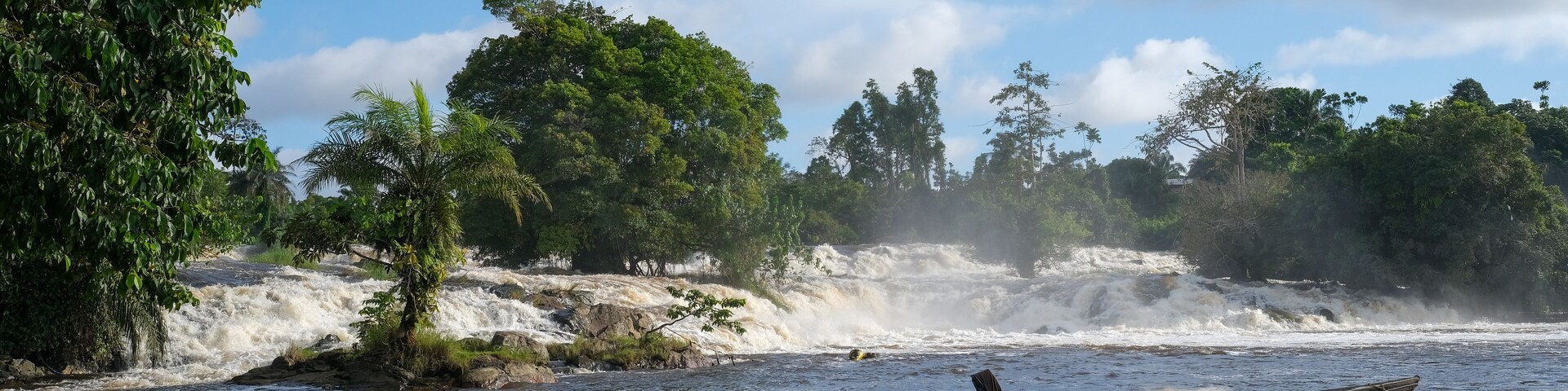 Les chutes de la Lobé qui se trouvent au sud du Cameroun