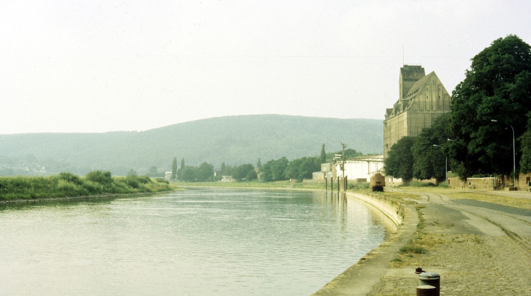 Holzminden, the quay at the Weser