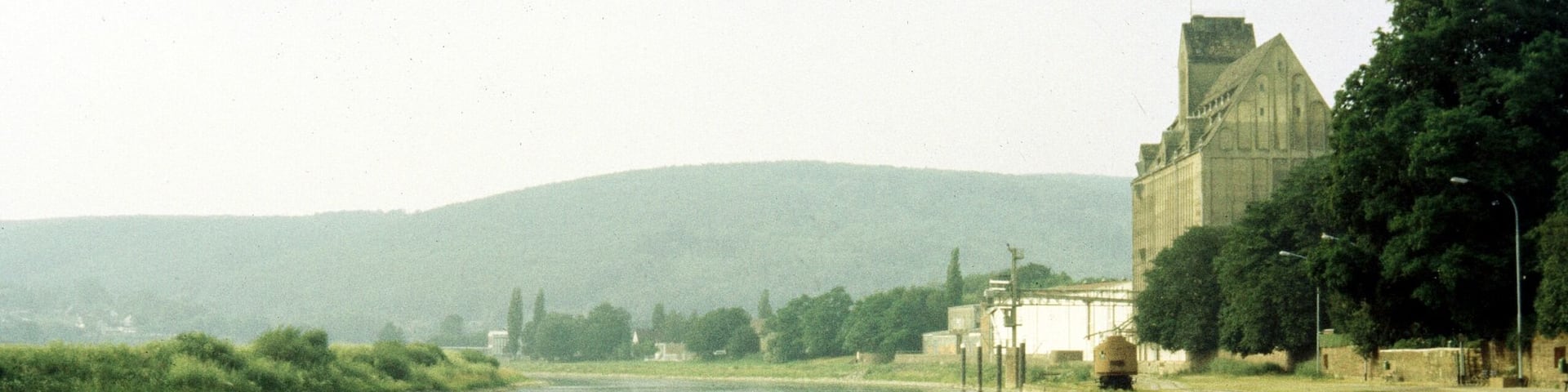 Holzminden, the quay at the Weser