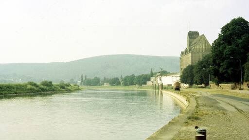 Holzminden, the quay at the Weser
