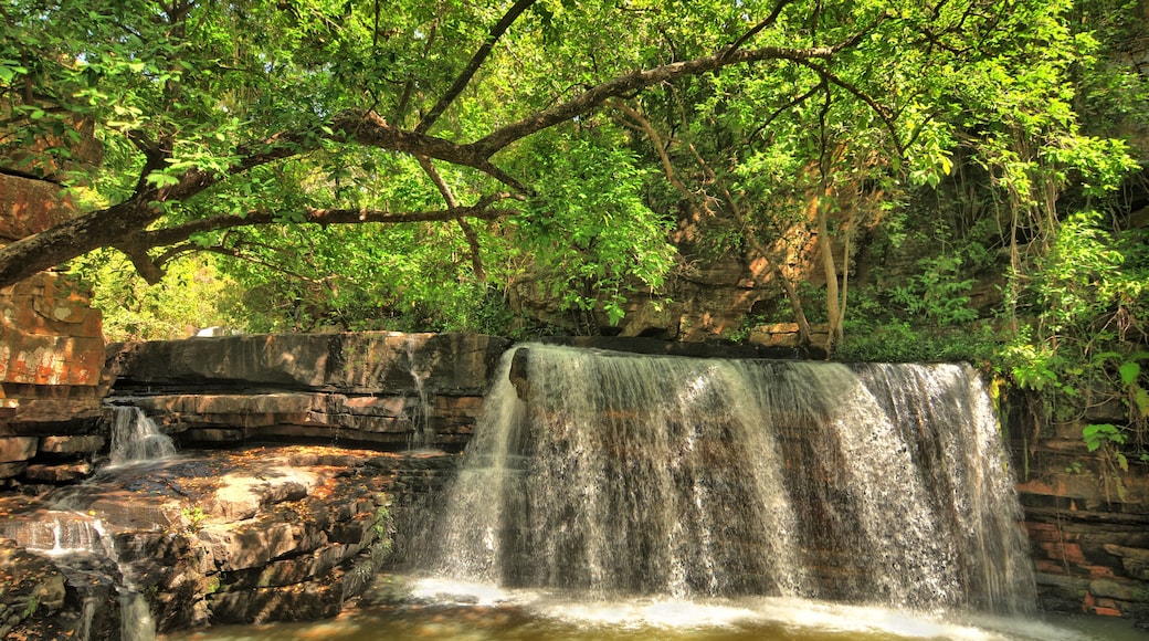 Tanougou Falls waterfall in the Atakora mountains on the edge of the Pendjari Game Park