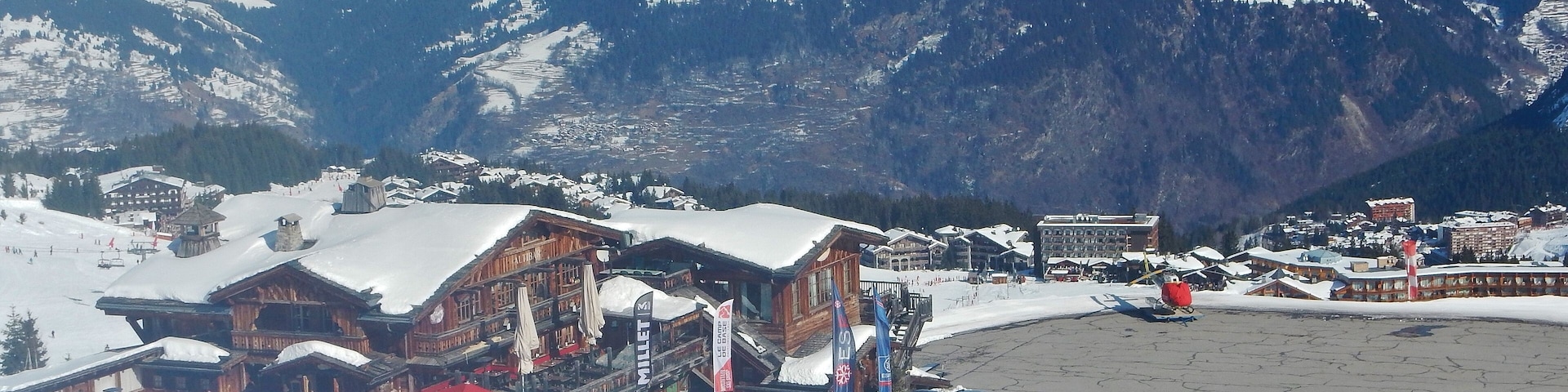 Les 3 Vallées: View to Courchevel