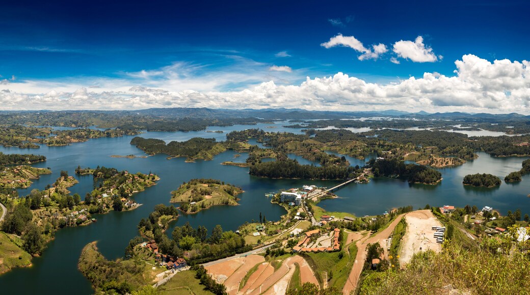 Panoramic view of Piedra el Peñol Colombia